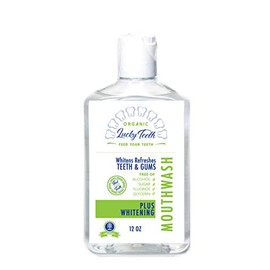 Lucky Teeth Organic Food Grade Peroxide MouthWash - Plus WHITENING - Whitens, Refreshes. Food Grade Peroxide + Essential Oils. … (1)
