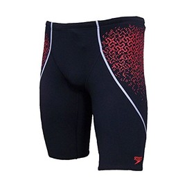 Speedo Spdfit Pinnacle-V Jam Am Men's Swimming Trunks Black Black/Watermelon Size:36