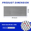 Sylvil Car Grill Mesh, Heavy Duty Aluminum Alloy Grille Insert