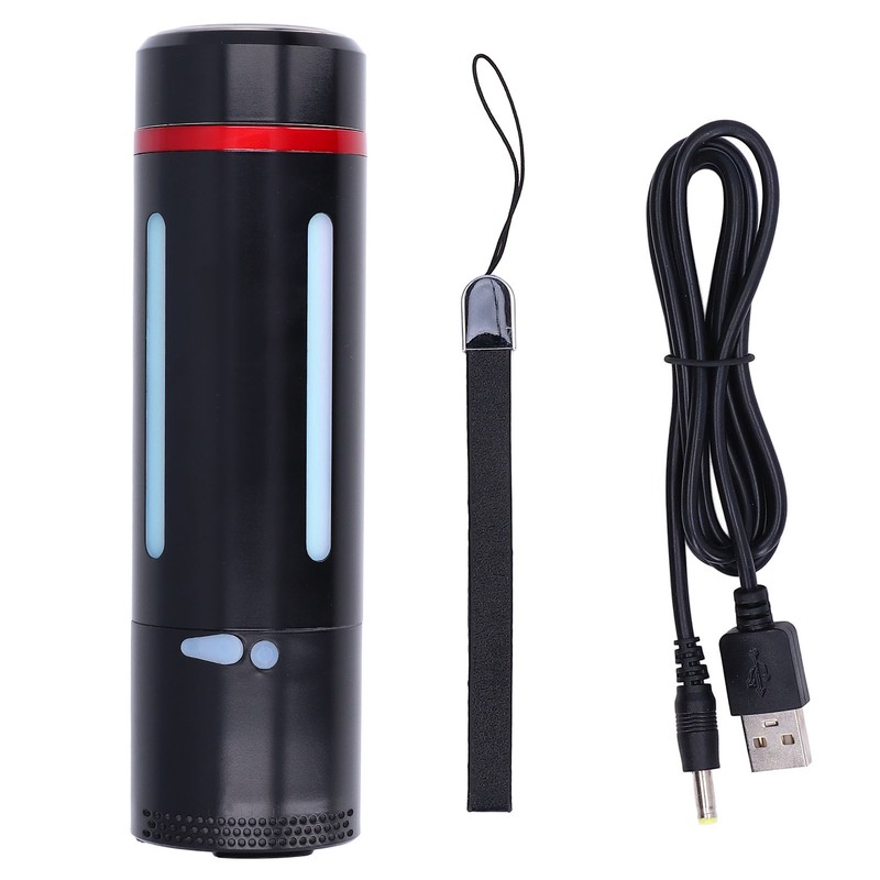 Smart Vacuum Bottle USB Charging Bluetooth Speaker Music Light Insulated