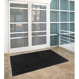 M+A Matting SuperScrape Plus Outdoor Scraper Mat - Grease Proof, Oil Proof, Chemical Resistant, Lightweight Commercial Mat (3' x 5')