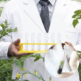 50 Pack Plastic Test Tubes,Plastic Sample Test Tubes Gift Tubes with Caps, Empty Test Tubes With Lids, Transparent Plastic Test Tubes With Lids Test Tube for Powder Liquid DIY Birthday Present