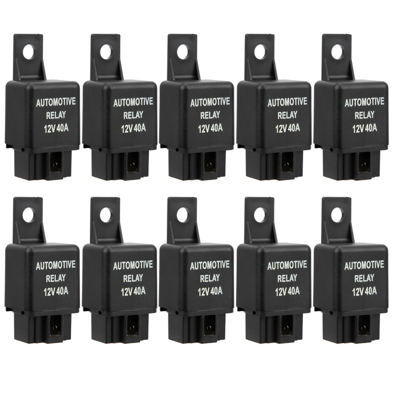 10Pcs DC12V 40A Automobile Car Air Conditioner Condensers Relay with