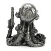 Veronese Design 6 1/8" Cyberpunk Robotic Octopus Resin Sculpture Pewter