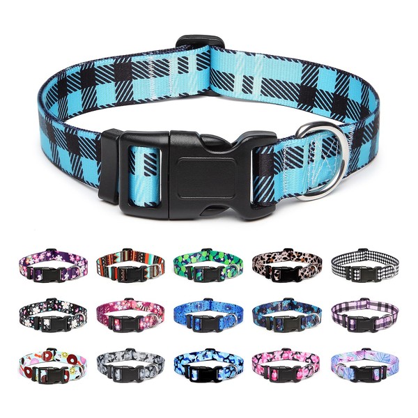 Mercano Adjustable Dog Collar - Special Design Patterns, Soft Nylon