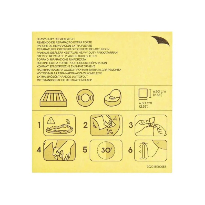 Bestway Heavy Duty Inflatable Swimming Pool Repair Patches Pack of