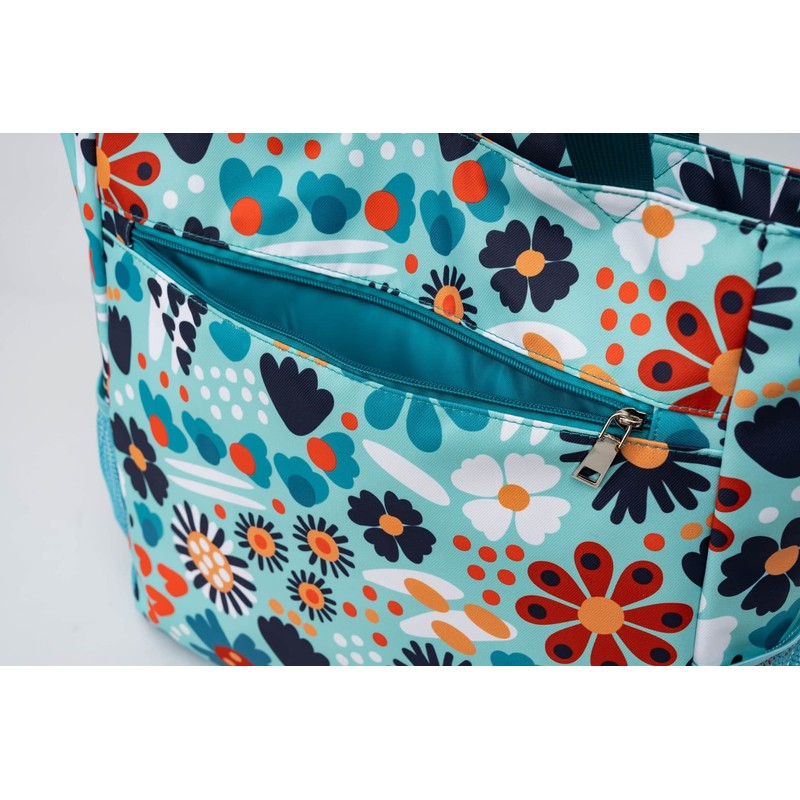 Solance Large Shopping Tote Bag Shoulder Gym Beach Travel Bag