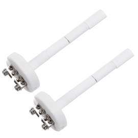 MECCANIXITY 2Pcs 4" K Type Ceramic Kiln Furnace Probe Thermocouple Sensor for Muffle Furnace Oven, High Temperature 0 to 1100°C 2x100mm