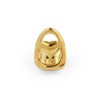 Hip Hop Gold Plated Mouth Grillz set 2pcs Single Top&