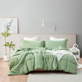 Coma Inducer Hot Days Cool Nights Oversized King Comforter Set - Green Eyes