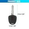 X AUTOHAUX Car Remote Control Key Replacement 3 Buttons 433MHz