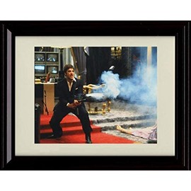 Scarface - Tony Montana Autograph Promo Print - Framed 8x10