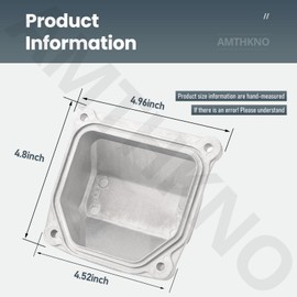 Upgrade Aluminum Alloy Valve Cover Retrofit Kit 32 755 49-S 32-755-49-S Compatible With Kohler KT610 KT745 EKT740 EKT750 Zt710 ZT740 EZT715, for 5400 6600 7000 7500 Series EFI