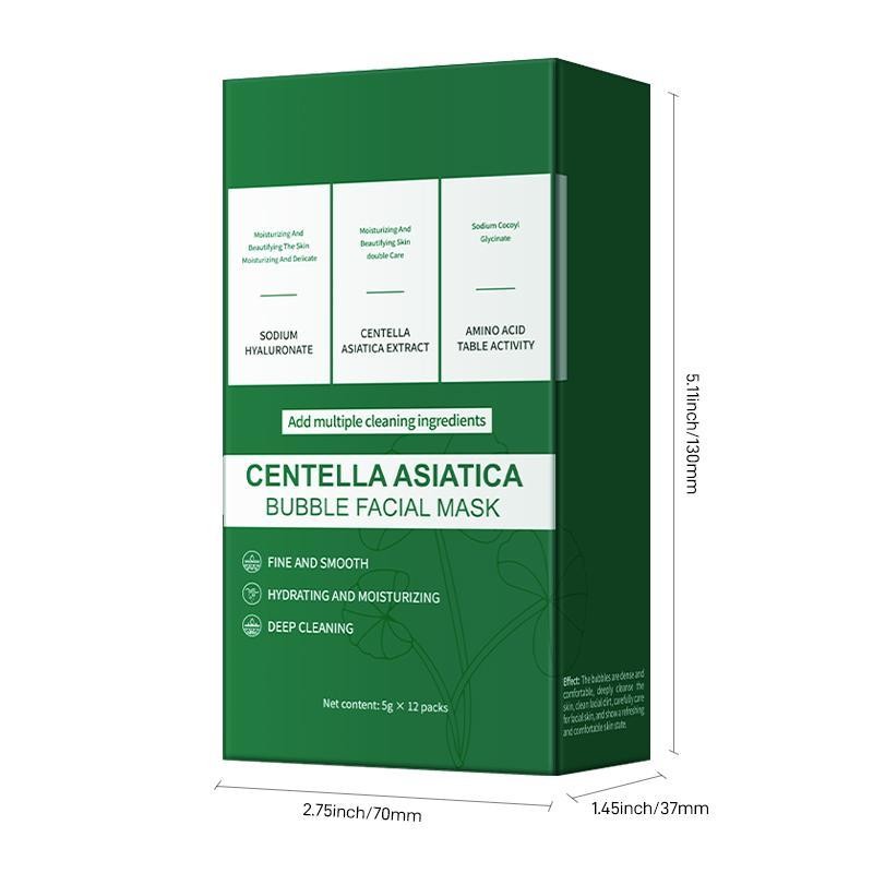 L Centella foam facial mask can remove black and control