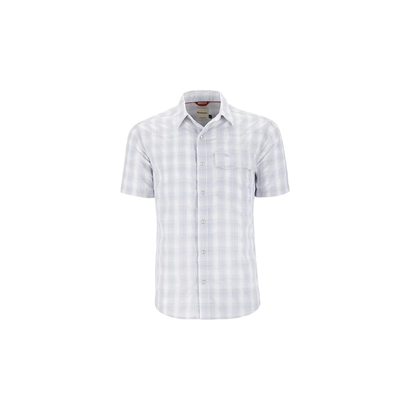 Simms Big Sky SS Shirt White Bimini L