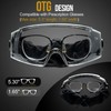 OneTigris Tactical Goggles Over Glasses, Anti Fog Tactical Eyeglasses, Safety