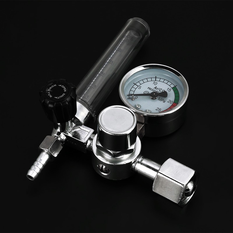 0-25MPa Argon Flow Meter Pressure Regulator Gauge For Weld Mig