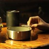 Set of 2 10 cm Stainless Steel Ashtray Modern Tabletop