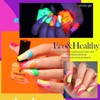 Born Pretty Neon Nail Polish Fluorescent Bright Nail Lacquer 6PCS