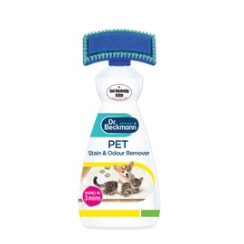 Dr. Beckmann Pet Stain & Odour Remover, Eliminates stains and odours caused by pets, incl. applicator brush, 650 ml