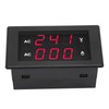 LED Digital Display AC 100~300V Voltmeter 0-100A Ampere Meter(Red red)