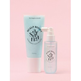 [SET] Scalp Boost Peppermint Salt Scaler 170g + Hair Tonic 100ml / [SET] 스칼프 부스트 페퍼민트 솔트 스케일러 170g + 헤어 토닉 100ml
