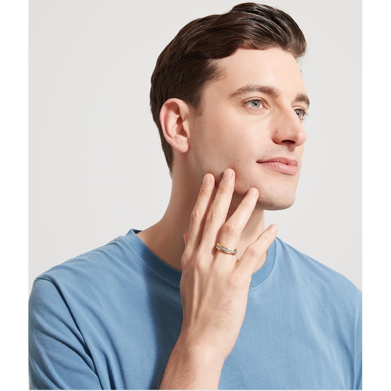 Zakk Women's Eternity Ring Titanium Eternity Ring Wedding Rings 4