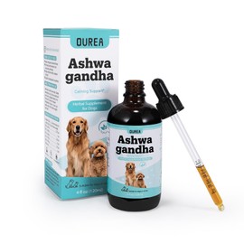 Ashwagandha Drops for Dogs, Calming Drops for Dogs with Ashwagandha Tincture, Supports Composure, Calmness, Relaxation & Emotional Balance, Dog Anxiety Relief from Fireworks, Storms, Separation & More