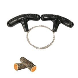 YuanYouTong Pocket Chainsaw, Wire Saw, Rope Saw, Emergency Outdoor Survival Gear, Stainless Steel Folding Chain Hand Saw, Rope Kit for Camping Hiking and Cutting Trees & Wood