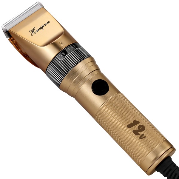 Hansprou Dog Grooming Clippers, Professional Dog Clipper for Thick Coat