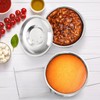 WUWEOT Stackable Steamer Insert Pans, 2 Tier Stainless Steel Pot-in-Pot