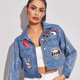 Rock Punk Band Patch Set, Embroidered Iron-On Patches for Iron-On Skulls Patches for Iron-On Patches Skull Eyeball Pattern for Jackets Hat Clothing Bags Decoration