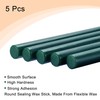 MECCANIXITY Seal Wax Sticks Glue Gun Sealing Round Dark Green