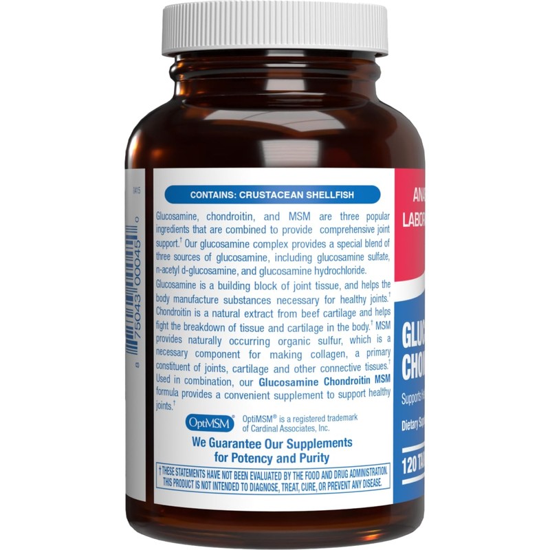 High Absorption Glucosamine Chondroitin MSM - Clinical Formula Bone Joint
