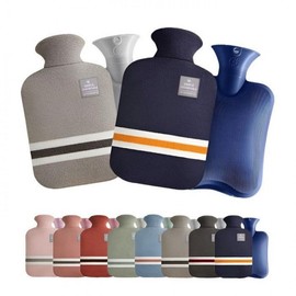 EA hot water pack, heating pack, thermal insulation, portable knit water bag 2L green