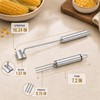 Corn Peeler for Corn on the Cob, 2 Pcs Stainless