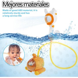 WEZCHUGHAOL Cabezal de Ducha baño para bebé, Lindo Cabezal Submarino con Ventosa, pulverizador Tina, niños, a Prueba Fugas