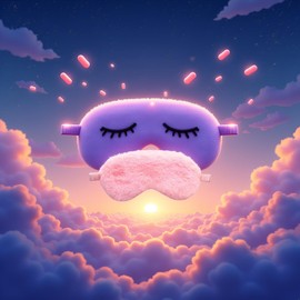 1Pc Pink Plush Sleep Mask Soft Sleeping Blindfold Warm Comfortable Plush and Satin Eye Cover Travel Night Eyeshade Furry Eye Mask for Women Men Nap Sleep, Sleeping Masks, Sleep and Snoring