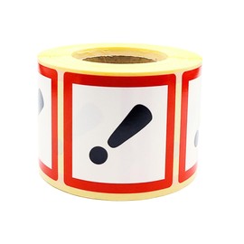 MD Labels GHS Symbols Dangerous Goods Labels 50 x 50 mm Pack of 500 (GHS 07 Harmful to Health)