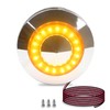 GAMPRO Air Horn Weather Protection Cover with Light (Silver With