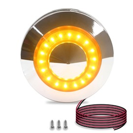 GAMPRO Air Horn Weather Protection Cover with Light (Silver With Yellow Light)