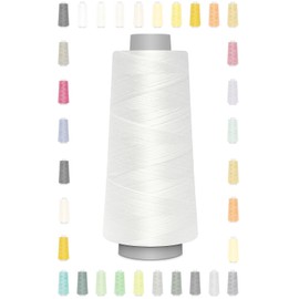 Nähmit - Gütermann Overlock Thread Toldi-Lock 2500 m / Toldilock + Free Colour Card (02-1005-White)