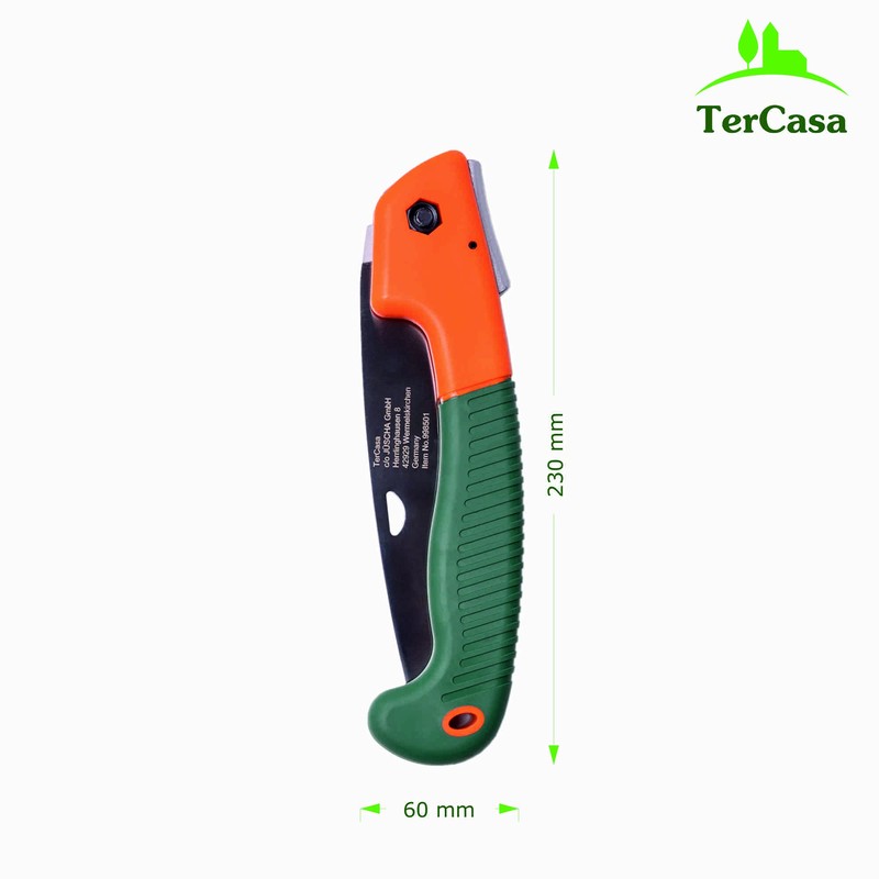 TerCasa® Folding Hand Saw, Garden Folding Saw with Safety Lock,