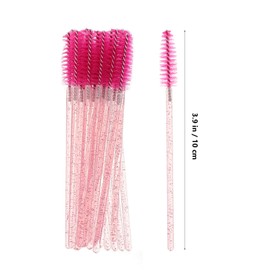 FOMIYES Pcs Eyelash Spoolies Vibrant Handle Brow Brush Eyebrow Comb Stylish Compact Lash Tool