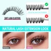Lash Clusters Wispy 280PCS Eyelash Clusters 30D Lashes Clusters 9-16mm