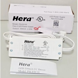 Hera Model PSLED/10 Power Supply - Not Dimmable - 2" x 5"