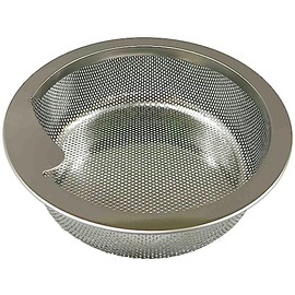 LuLuPaL Stainless Steel Drain Drain Basket 5.7 inches (144 mm) Diameter Stainless Steel Drainer, Garbage Drainer, Shallow Type, 14.5 mm SUS304