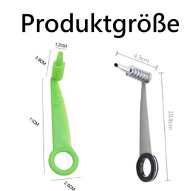 fufupaw 3 Stück Spiralschneider Kartoffel, Kartoffel Spiralschneider, Gemseschneider Spiralschneider, Gemüse Spiralschneider, Spiral Cutter Für Obst Und Gemse, Karotte, Gurke, Apfel, Zufällige Farben