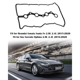 Tavaski Valve Cover Gasket Fits for Hyundai Sonata Santa Fe 2.0L 2.4L 2015-2020, Fit ...