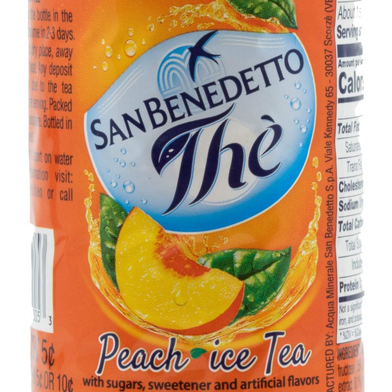 Sparkling Flavor Peach Ice Tea, Bottled Peach Iced Tea Drinks,